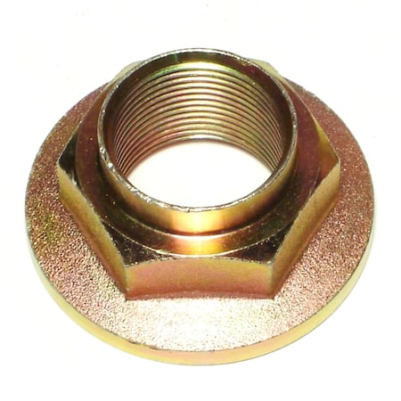 Midwest Fastener 26mm-1.5 x 23mm Zinc Plated Steel Spindle & Axle Nuts 2PK 75531